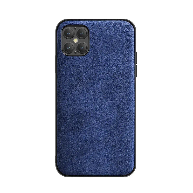 iPhone 14 Anacotte Luxeium premium microfiber suede handcraft iPhone case-6